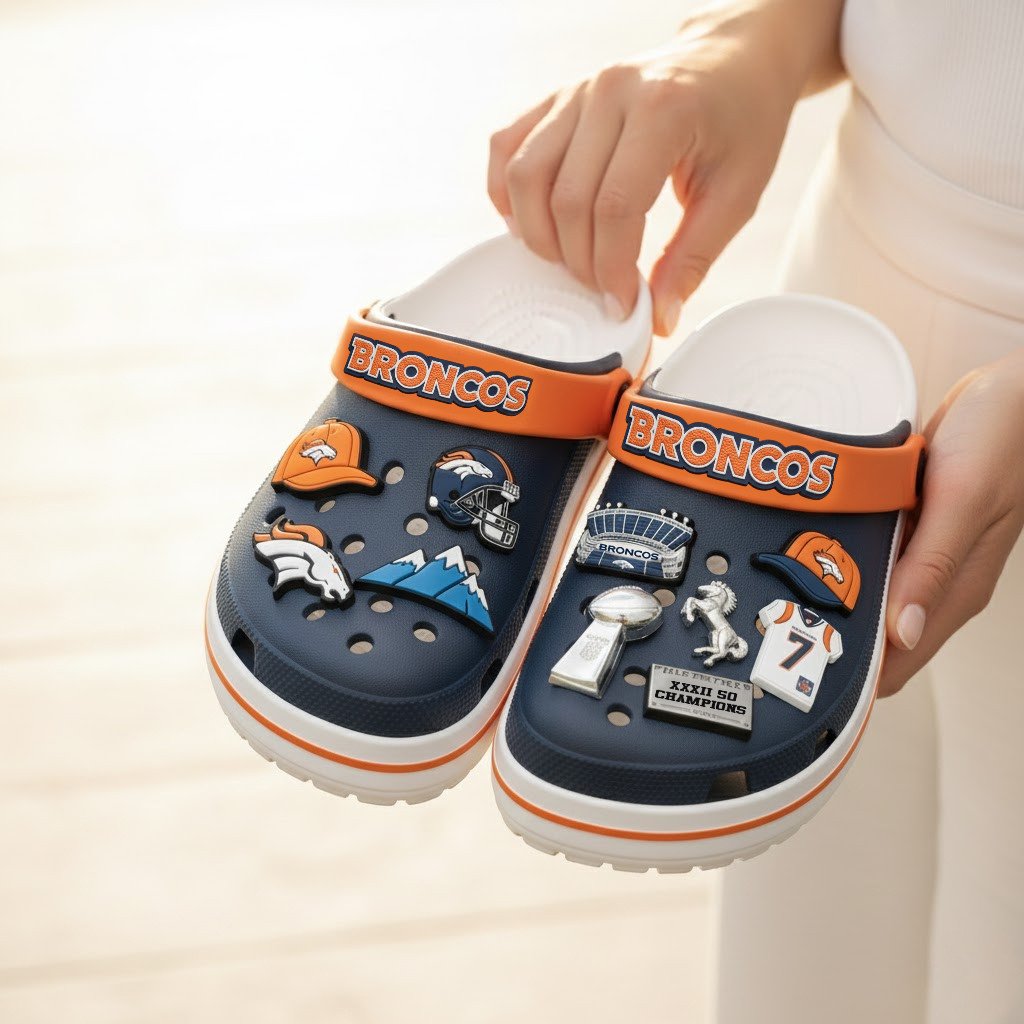 PREMIUM CLOGS Denver Broncos