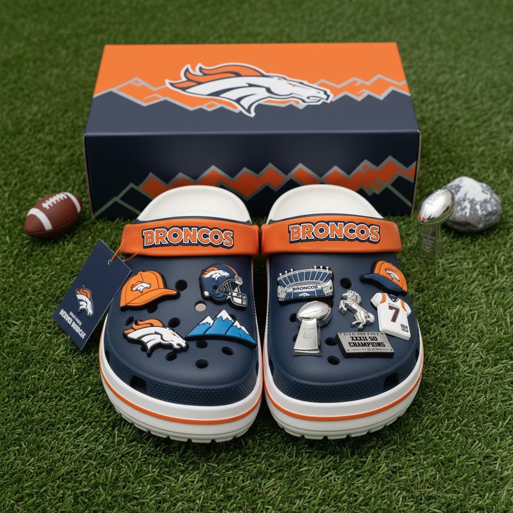 PREMIUM CLOGS Denver Broncos