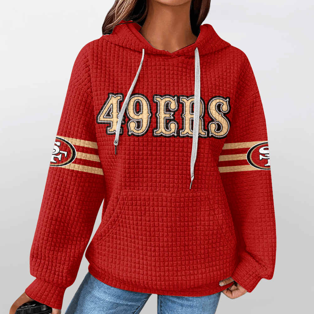 Unisex San Francisco Niner Gang Waffle Hoodie