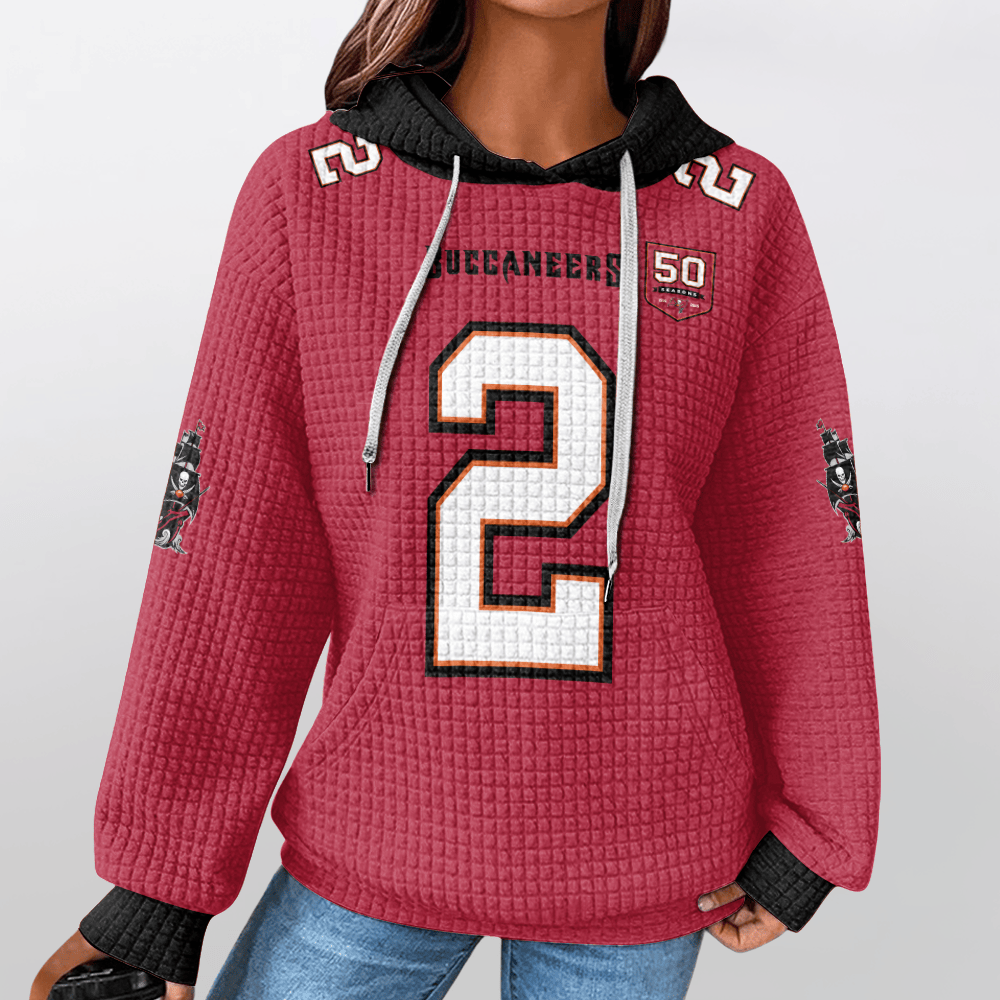 Unisex Tampa Bay E.E 2 Waffle Hoodie