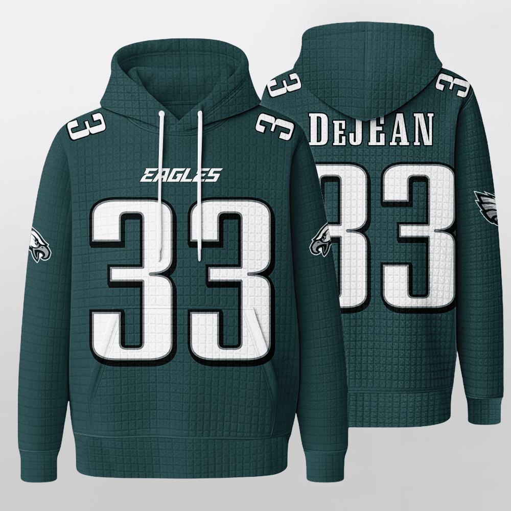 Unisex Philadelphia C.D 33 Waffle Hoodie